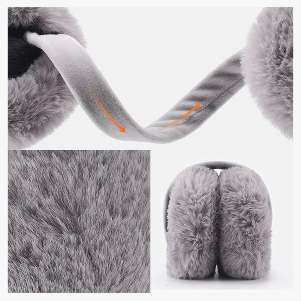 white ear muffs ❅